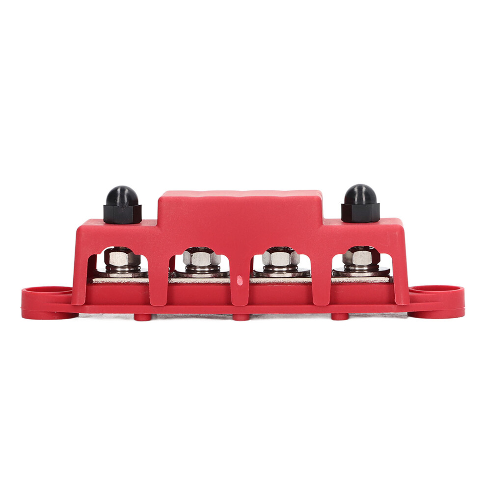 4 Post Power Distribution Block 250A 5/16In Studs Red For Auto Marine 4021374949258