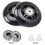Τροχοί Skate με Ρουλεμάν 70mm, Μαύροι 3