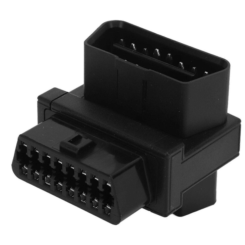 Obd2 Adapter 16 Pin Male To 2 Female Plug And Play Splitter Connector For Diagnostic Extender 8609332415487