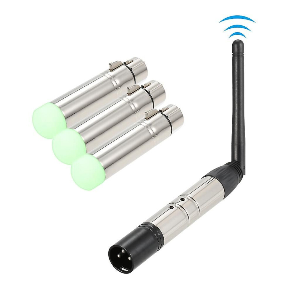 Dmx512 4Pcs Transmitter Receiver Kit Portable 2.4G Ism Wireless For Party Dj Show Club Disco Ktv Sta 8581607837920
