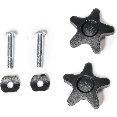 Rollator 2 Plastic Knob 2 Screw for Arms Hl420