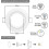 10x GU10 Recessed Spotlight Aluminum White, Round Extra Flat Ceiling Mounting Frame With Socket For LED 5