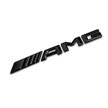 Έμβλημα πίσω πόρτας Mercedes-Benz AMG μαύρο 155mm x 30mm