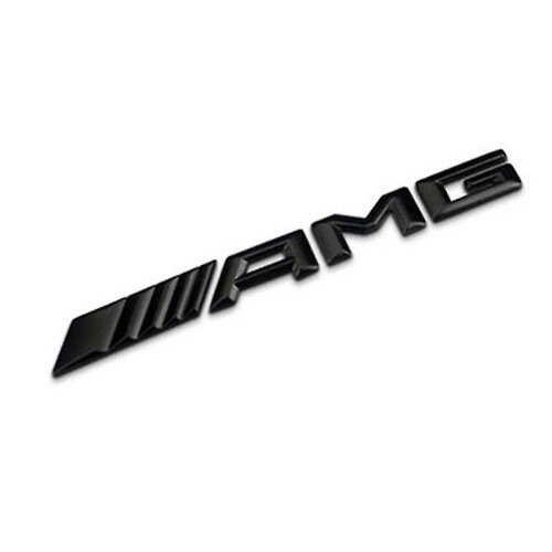 Έμβλημα πίσω πόρτας Mercedes-Benz AMG μαύρο 155mm x 30mm