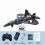 Thunder Jet Pro 2.4 GHz Remote Controlled Fighter Jet, Black 4