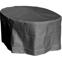 BEDETTER beschermhoes voor ovale tafel L180 x H110 x H70 cm, antracietkleur