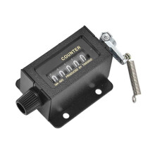 Manual counter, 5-digit click counter, portable mechanical counter for accumulating and recounting