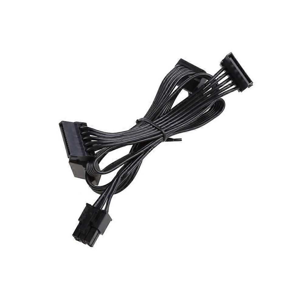 For Rm550x Rm650x 6Pin To 4X Sata Power Module Cable For Rm750x Rm850x Rm1000x 8407365675263