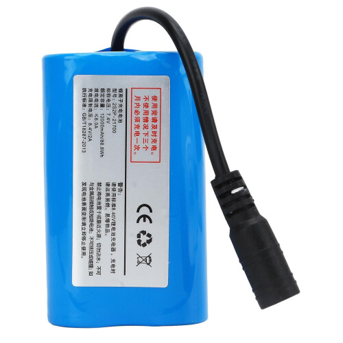 Επαναφορτιζόμενη μπαταρία λιθίου 7.4V 12000mAh για τηλεκατευθυνόμενα σκάφη 1