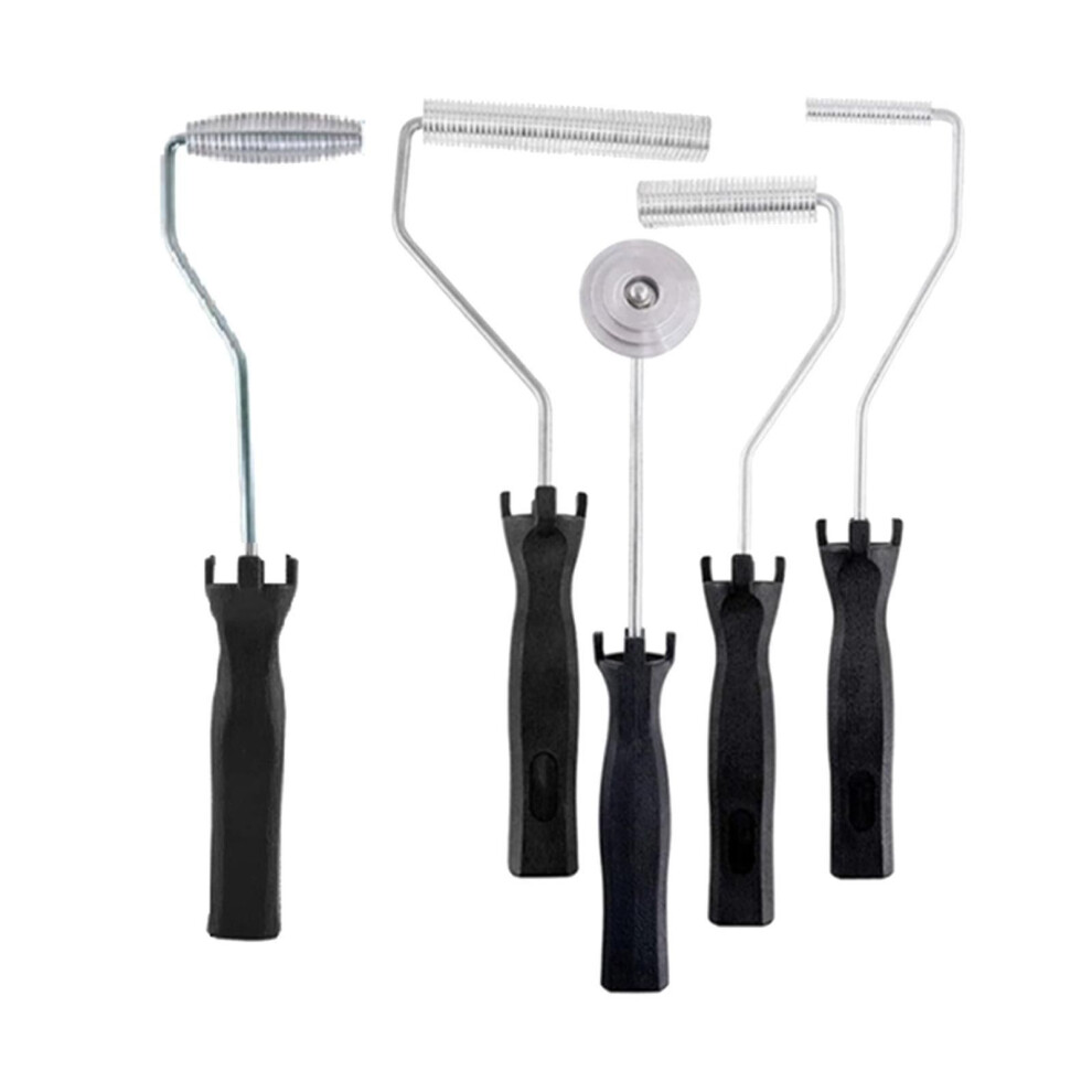 5Pcs Fiberglass Laminating Roller Kit With Bubble Paddle Tool 8265111275781