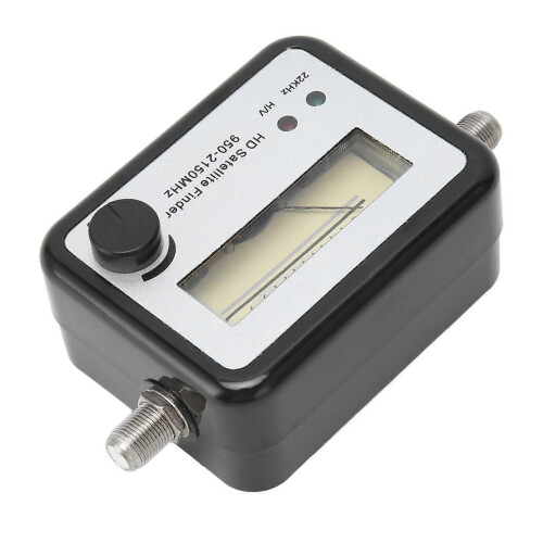 Digital satellite signal detector with LCD screen for satellite dish alignment 2