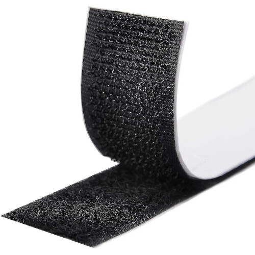 Αυτοκόλλητη ταινία Velcro 50 μέτρων, διπλής όψης, πλάτους 20 χιλιοστών