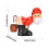Automatic Bubble Machine With Lights and Music, Santa Claus Themed, Includes 60ml Bubble Solution 3