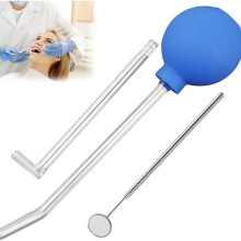 Tonsil stone removal kit, glass cupping set with C5-YT suction cups