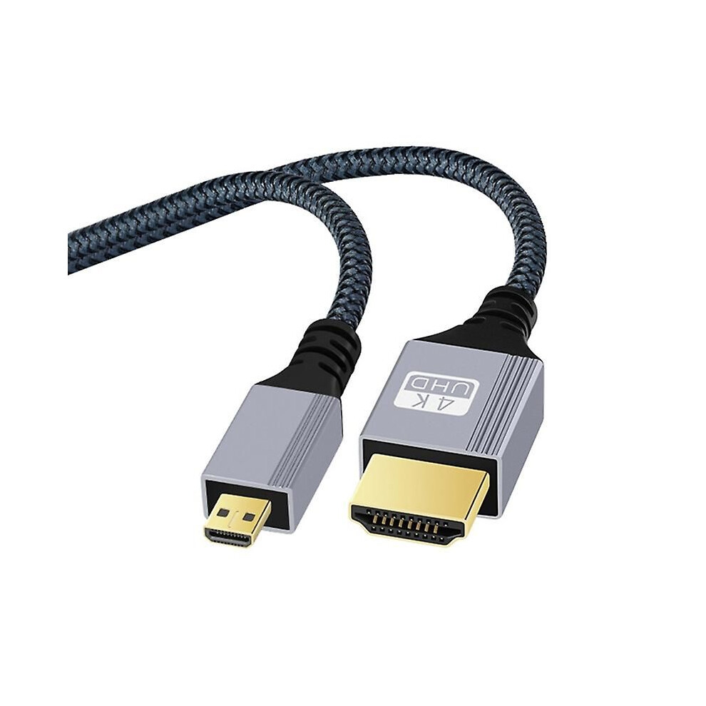 10M 4K Hdmi To Micro Hdmi Braided Wire 120Hz -Plated Interface Hd Video Transfer Cable Gold