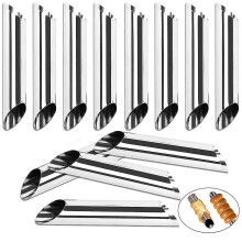 12 Pcs Pastry Roll Horntube Cannoli Tubes Non-stick Cream Horn Cones Christmas