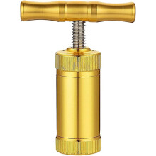 T-Handle Pollen Press Heavy Duty Portable Metal Tobacco Press Tool for Rosin Press and Kief Press