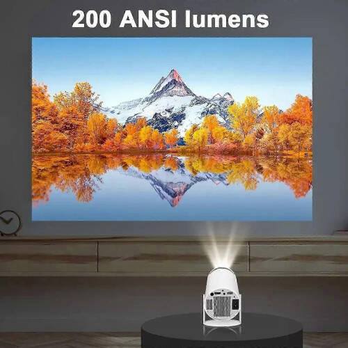 Προβολέας 5G 4K (2025), Smart HD LED, Wi-Fi, Bluetooth, HDMI, USB, Android 2