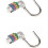 2pcs 4 Letter Dial Combination Padlock 4 Letter Code Pas  Lock - Silver 1