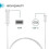 Adaptador USB-C a HDMI, 1,8 m, blanco 2