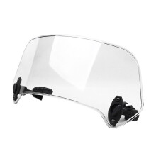 Spoiler di estensione regolabile per parabrezza trasparente per moto