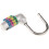 2pcs 4 Letter Dial Combination Padlock 4 Letter Code Pas  Lock - Silver 4