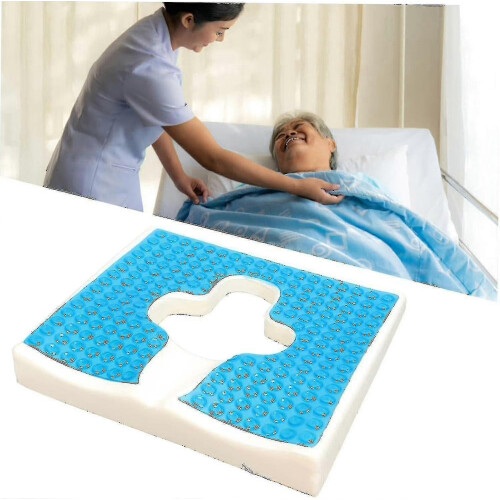 Premium pressure relief cushion with T-shaped opening and triangular slope design