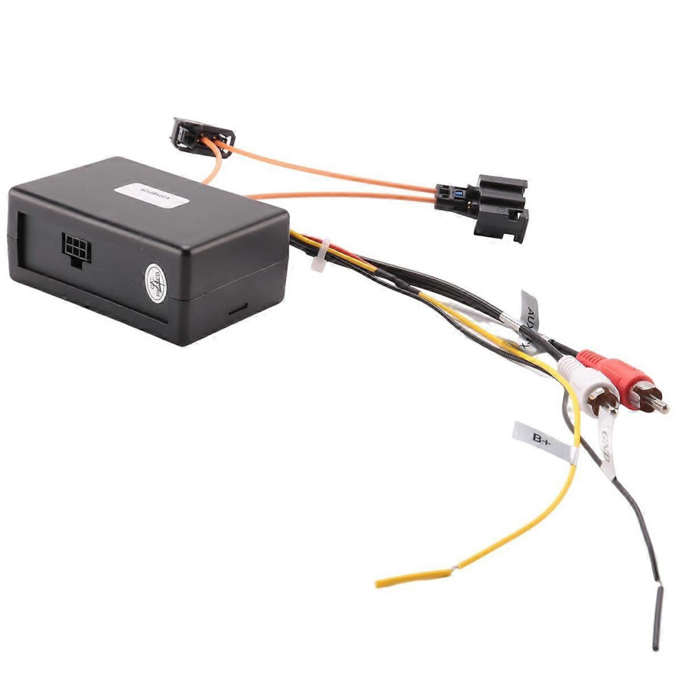 Aux Car Optical Fiber Decoder Box Amplifier Adapter For Audi A6 A7 A8 2005-2009 8584225048419