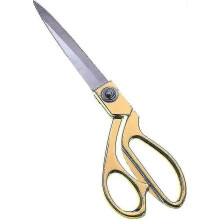 Large ribbon scissors for ceremonies, gold-plated scissors