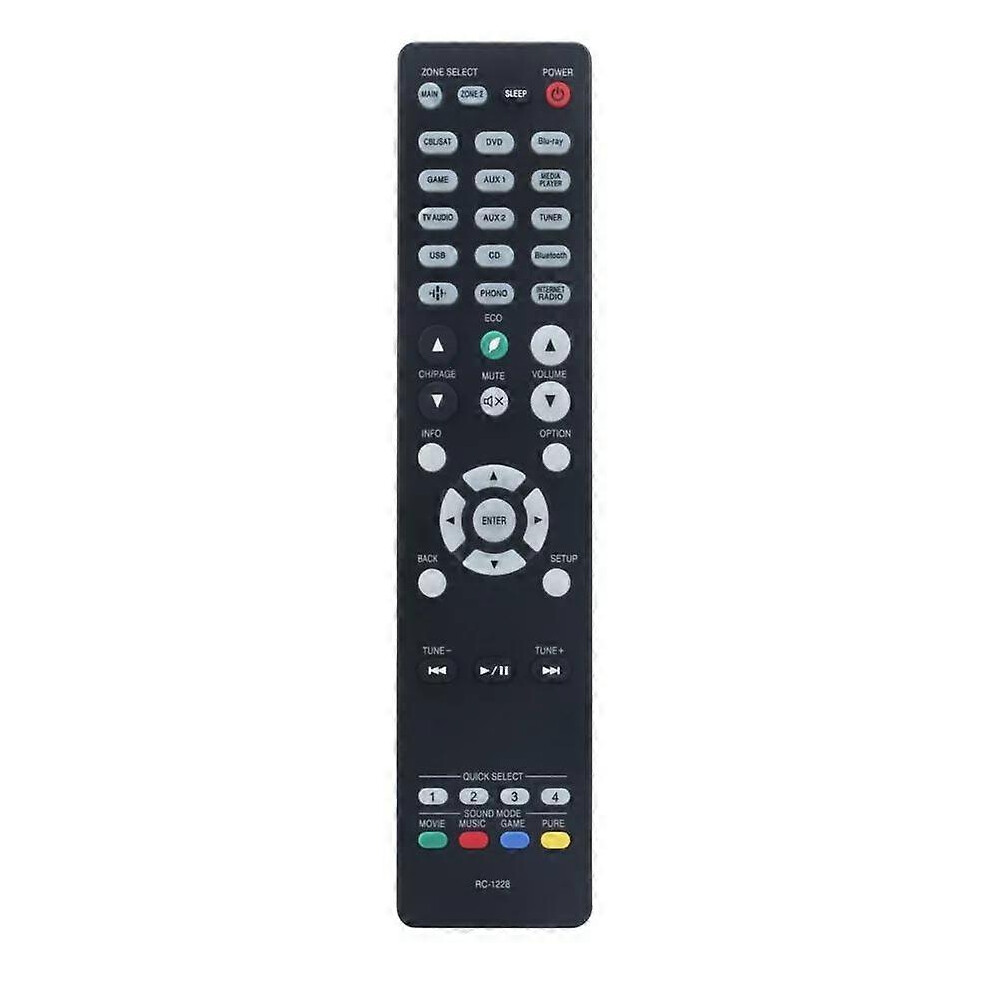 New Remote Control Rc-1228 For Denon Av Receiver - Compatible With Models Avr-S730h, Avr-X2400h, Avr-S930h 8909047096484