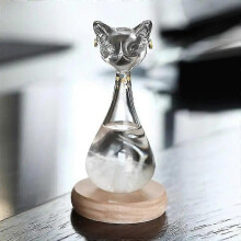 Storm Glass Weersvoorspelling - Anderson Cat Barometer - Weerstation