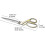 Large Ribbon Cutting Scissors for Ceremony, Gold Scissors 3