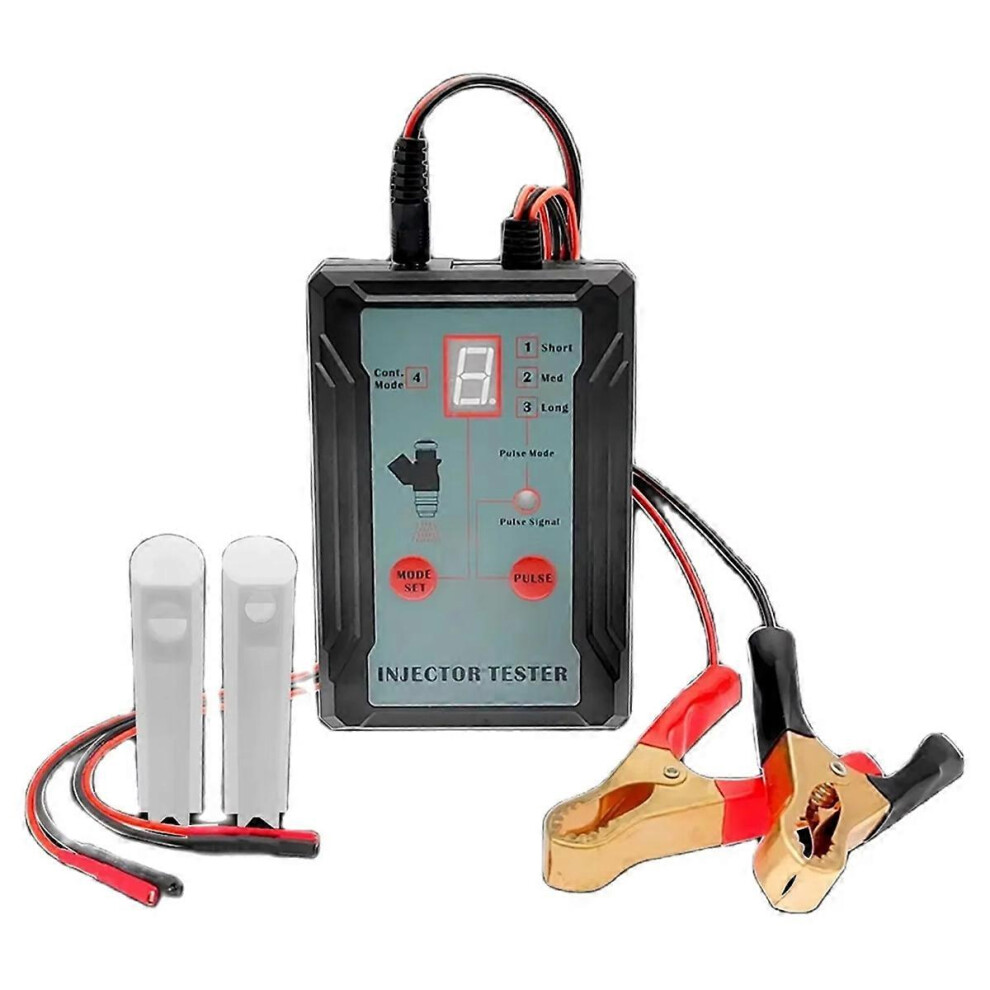 Upgraded Fuel Injector Tester & Diy Cleaning Tool, Test Two Injectors Simultaneously, 8 Pulse Power 8211721312002