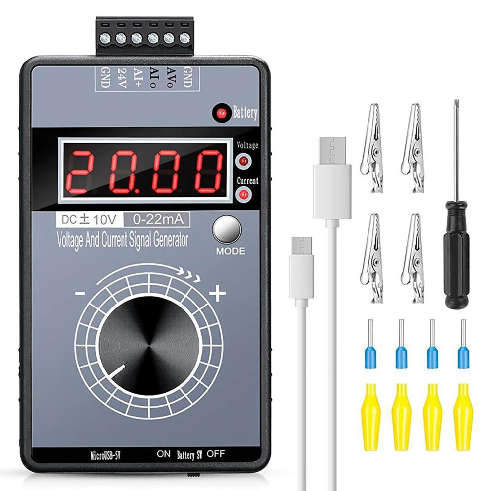 Dc 010V 0/420Ma Current Voltage Signal Generator Analog Simulator Power Supply Interface 0.01 Accuracy Compatible 9382693064035