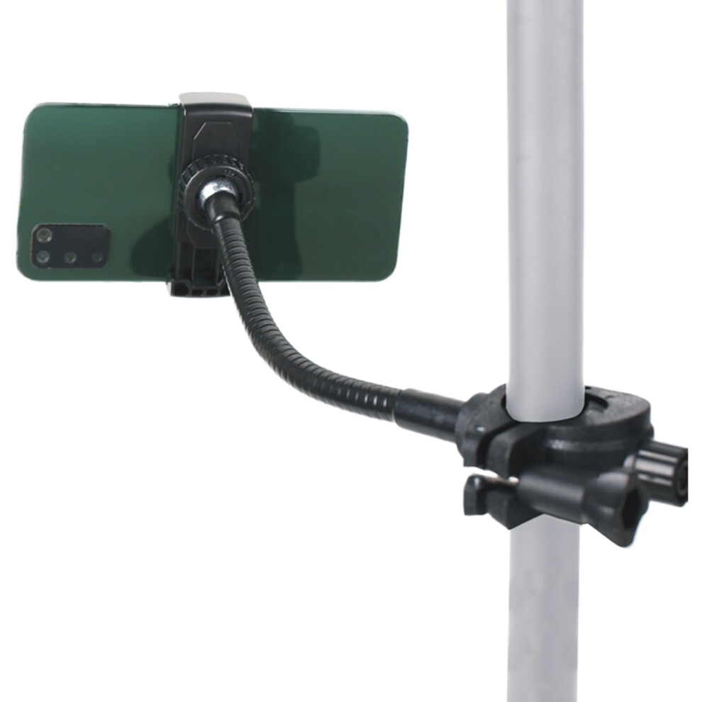 Phone Holder For Mic Stand Adjustable Gooseneck Mount Long Flexible Arm For Drums Studio Music Club 9347817357417