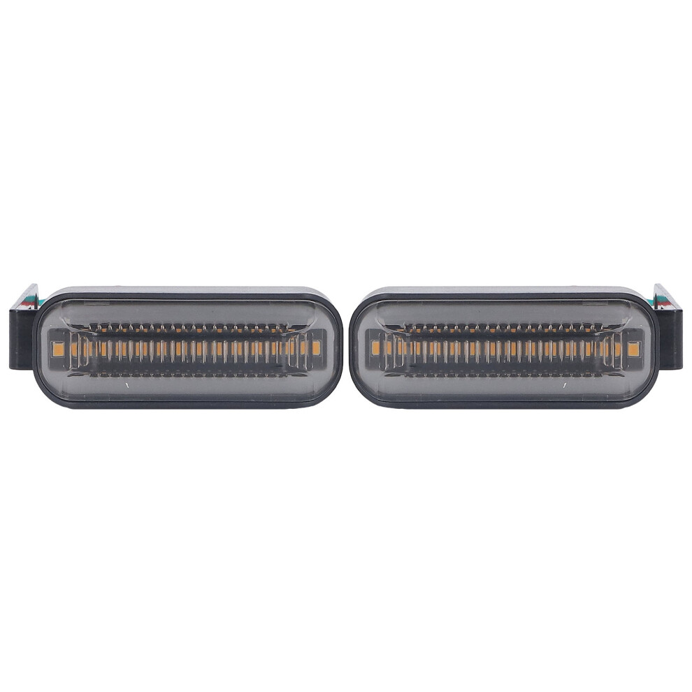 Universal 12V Led Sequential Motorcycle Turn Signals Â & Smoke Red/Yellow 9311374951777