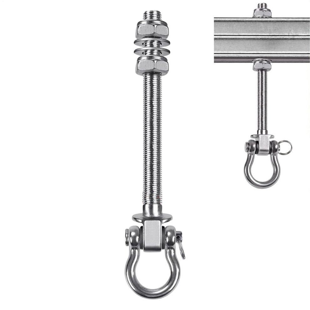Heavy Duty Stainless Steel Hammock Hooks 1500 Lbs Load Capacity For Indoor Outdoor Hanging 9189345515071
