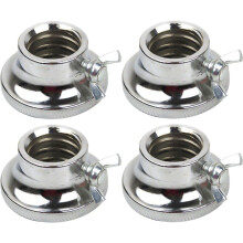 4pcs Steel Barbell Collars with AntiSlip Secure Grip Adjustable Locking for 25mm Dumbbell Bars