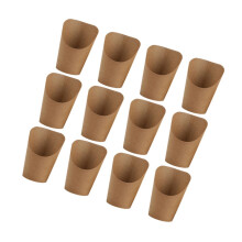 Paper French Fries Holders  50 Pcs Degradable Paper Takeout Snack Bags For Parties Weddings Picnics Food Storage