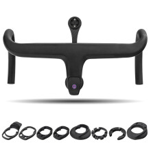 Integrated Carbon Road Handlebar for Bicycle 440x120mm, Carbon Fiber, Integrated Design, Road Bike