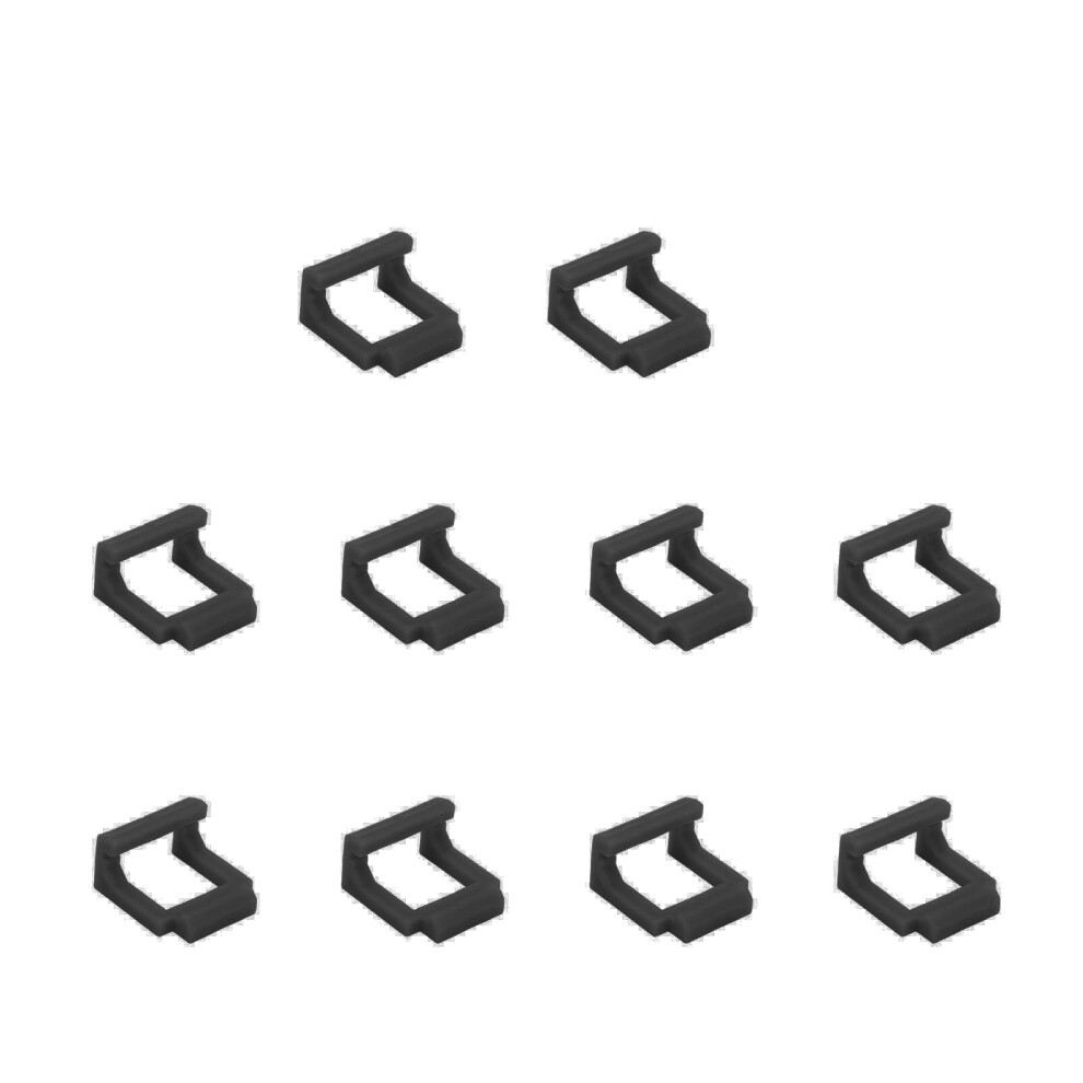 Reliable 10Pcs Pcie To Usb3.0 Riser Card Holder Clips Black 7661374953625