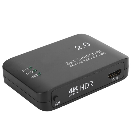 Διαχωριστής διπλής κατεύθυνσης 4K Ultra-Hd, Διακόπτης HDMI από υλικό ABS με 2