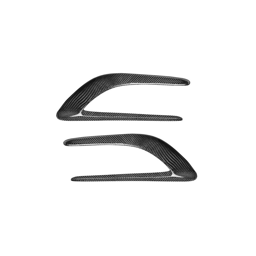Car Real Carbon Fiber Side Bumper Vent Cover Trim For - C-Class W205 C205 C43 C63 Amg 6031840669380