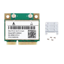 MPE-8265AC Drahtlose Halbe -PCI-E-WLAN-Karte Wifi 5 Dual Band 802.11AC 2,4 GHz 5 GHz 1200 Mbit/S WLAN-Netzwerkkarte