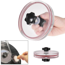 Vinyl Record Cleaner Clamp Record Label Saver Acrylic Cloth Clean Tools Protective Clip Vinyl Player Accessories