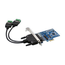 Carte D'Extension PCI-E Vers RS485/422 Convertisseur de Carte SéRie de Qualité Industrielle avec Protecteur de Suppression de Tension, 2