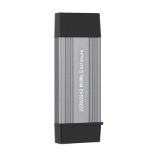 NVME SSD Caso M2 Adaptador NVME Gabinete Externo PCIE NVME M/M+B Chave para USB 3.1 10 Gbps Suporta 2230 2242 M.2 Caixa SSD
