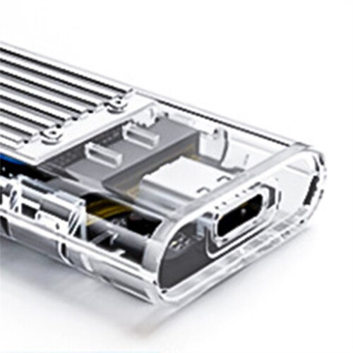 ORICO Portable HDD Mobile Hard Disk Shell SSD Transparent Hard Disk Case USB 3.1 Hard Drive Enclosure M2 Mobile Hard Disk Box 1