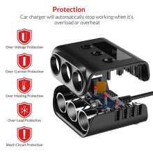TR12 Car Lighter Triple-Evaporator with Switch Vol
