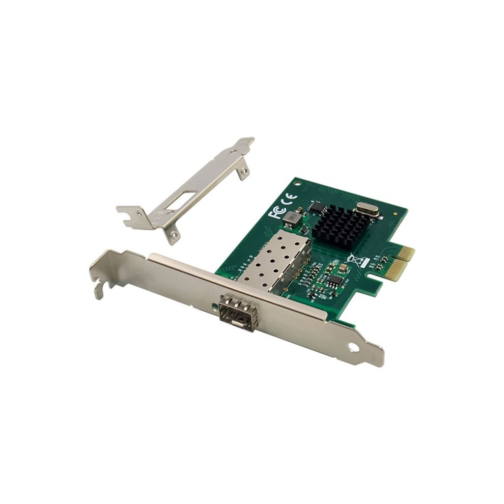 Pcie X1 Gigabit Network Card Pci-Express Riser Card Bcm5720 Single Optical Port Gigabit Fiber Server Network Card 6032645697899